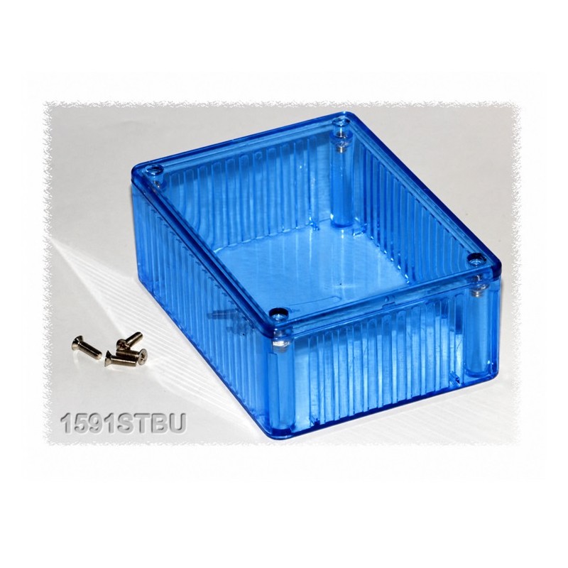 Hammond 1591STBU, contenitore policarbonato trasparente blu, IP54