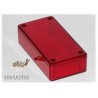 Hammond 1591ATRD, contenitore policarbonato trasparente ROSSO, IP54