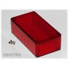 Hammond 1591CTRD, contenitore policarbonato trasparente ROSSO, IP54