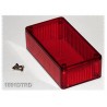 Hammond 1591DTRD, polycarbonate enclosure, translucent red, IP54