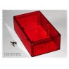 Hammond 1591ETRD, contenitore policarbonato trasparente rosso, IP54