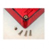 Hammond 1591ETRD, contenitore policarbonato trasparente rosso, IP54