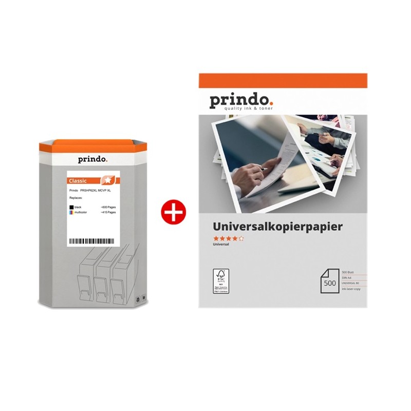 Prindo Classic XL PRSHP62XL MCVP/ nero / differenti colori / Bianco Value Pack