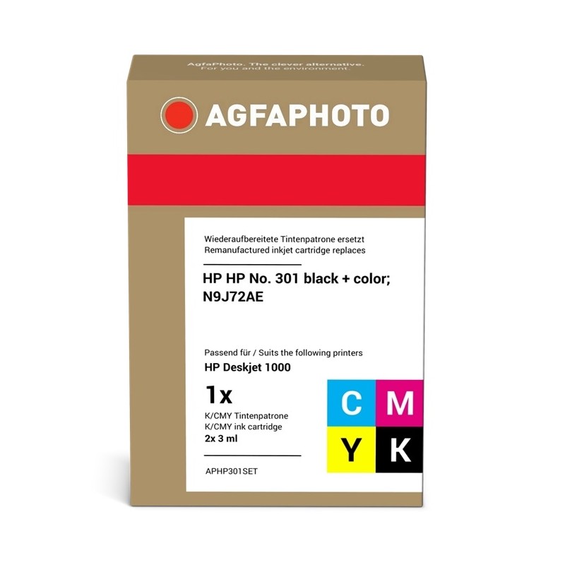 Agfa Photo Multipack nero / differenti colori, APHP301SET, ~320 pagine