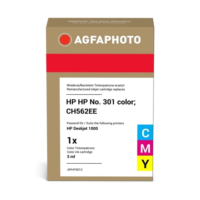 Agfa Photo APHP301C differenti colori Cartuccia d'inchiostro, ~150 pagine