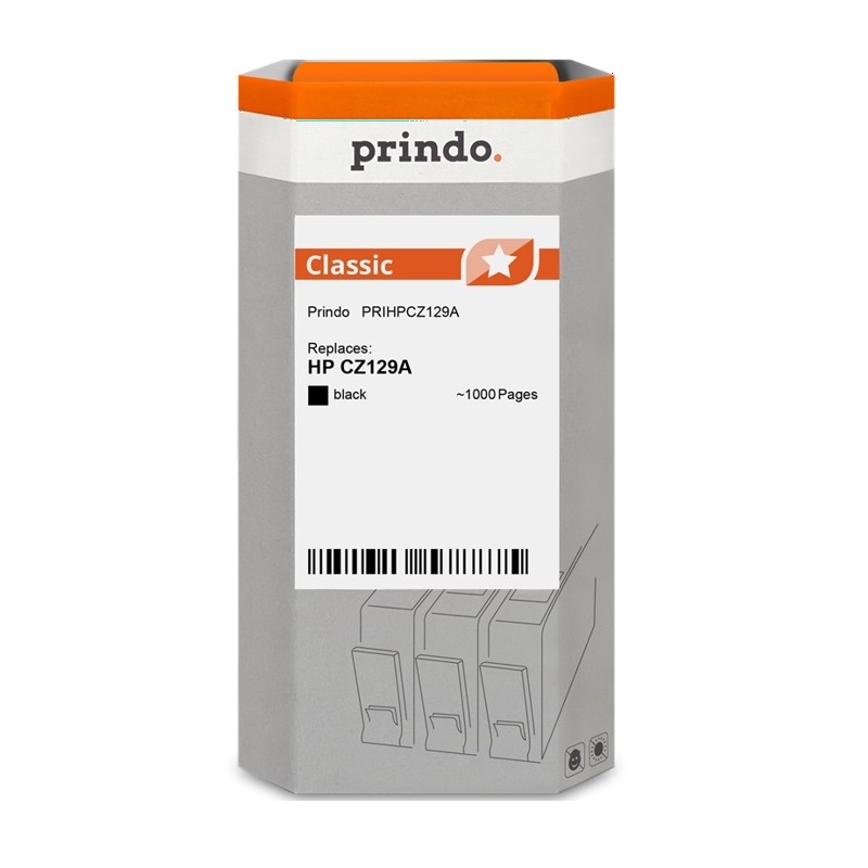 Original Prindo Classic nero PRIHPCZ129A, cartuccia d'inchiostro