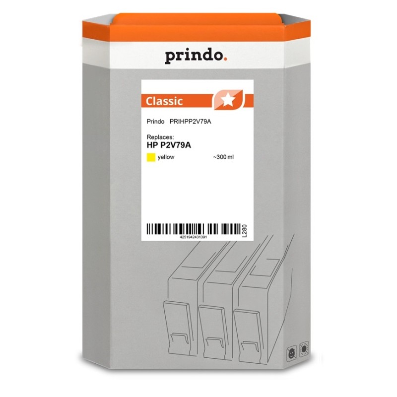 Prindo Classic giallo Cartuccia d'inchiostro (PRIHPP2V79A)