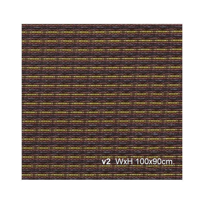 Grill Cloth OXBLOOD con strisce, per Fender® Tweed v2, LxH 100x90cm