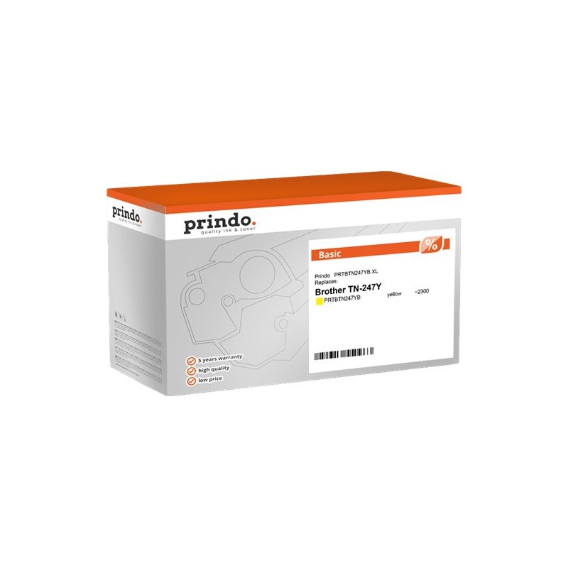 ORIGINAL Prindo toner giallo PRTBTN247YB Basic XL ~2300 Seiten