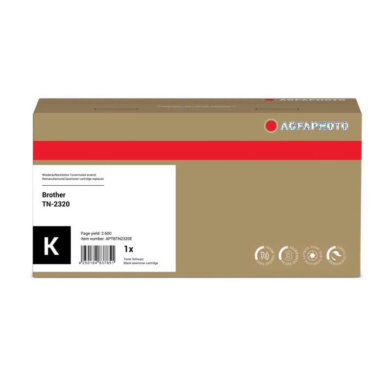 ORIGINAL Agfa Photo APTBTN2320E nero toner