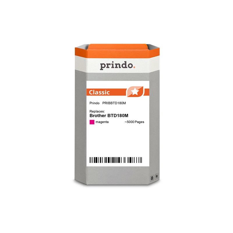 ORIGINAL Prindo Cartuccia d'inchiostro magenta PRIBBTD180M Classic ~5000 Seiten 48,8ml