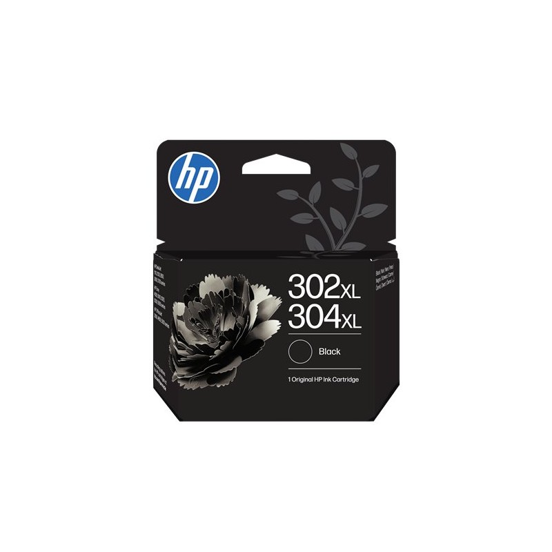 ORIGINAL HP Cartuccia d'inchiostro nero B7RT9AE 302 XL / 304 XL ~300 Seiten Cartuccia di inchiostro nero originale HP 302XL/304X