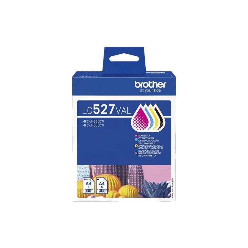 ORIGINAL Brother Multipack nero / ciano / magenta / giallo LC527VAL LC527VAL ~4000 Seiten