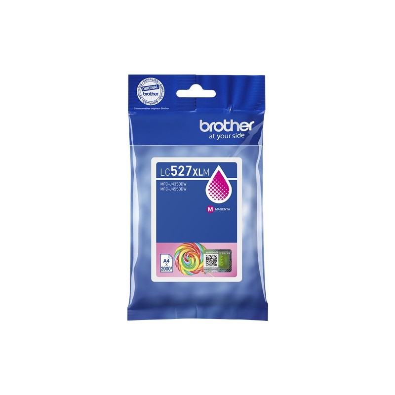 ORIGINAL Brother Cartuccia d'inchiostro magenta LC527XLM LC-527XLM ~2000 Seiten