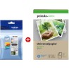ORIGINAL Brother Value Pack nero / ciano / magenta / giallo LC3219XL MCVP 01 + Prindo Green Recyclingpapier 500 Blatt