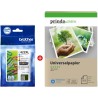ORIGINAL Brother Value Pack nero / ciano / magenta / giallo LC422XL MCVP + Prindo Green Recyclingpapier 500 Blatt