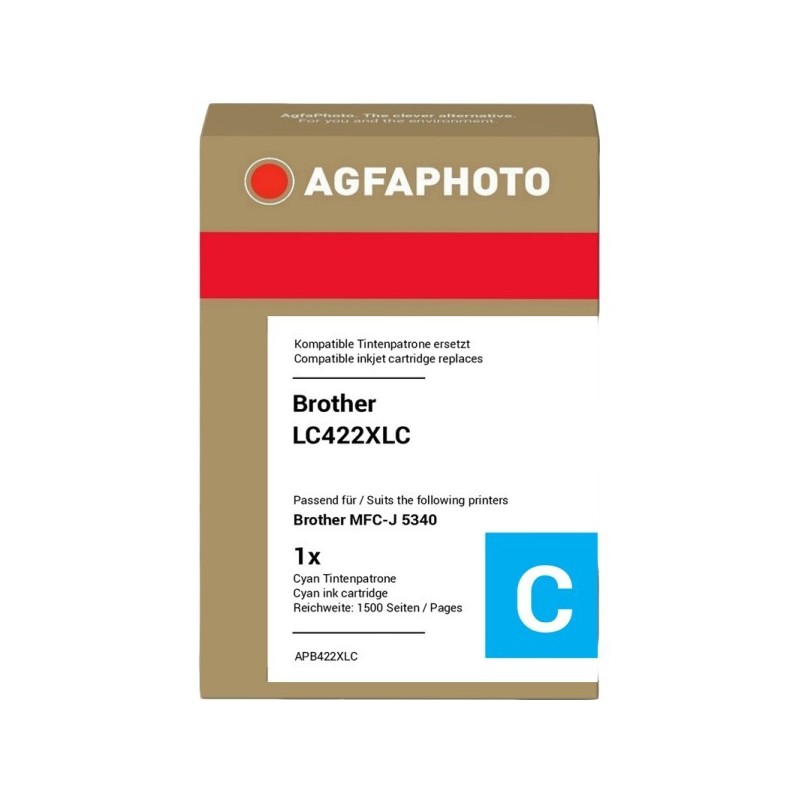 Agfa Photo Cartuccia d\'inchiostro ciano APB422XLC ~1500 Seiten
