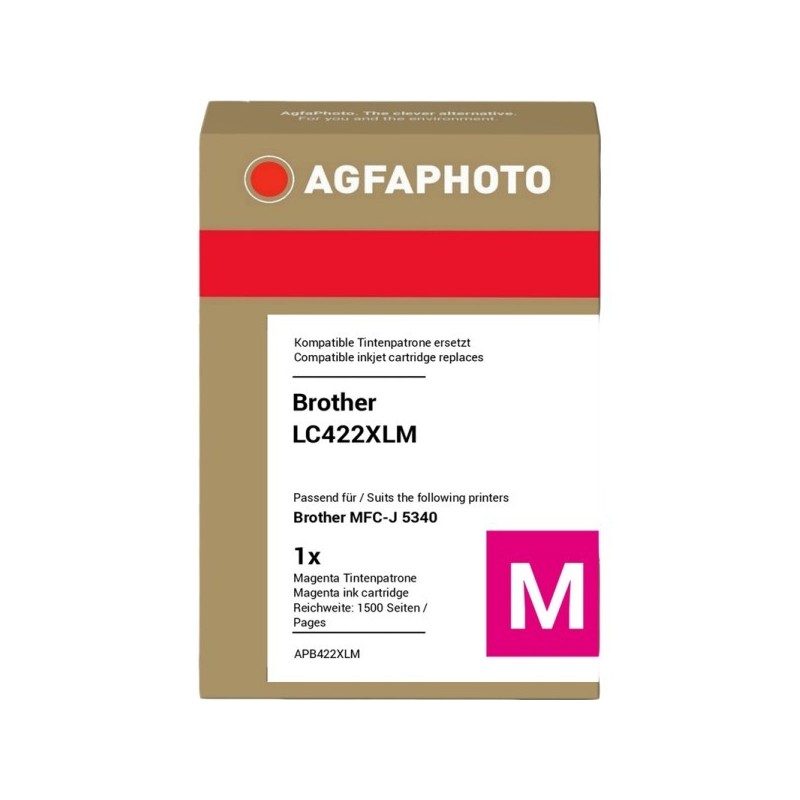 Agfa Photo Cartuccia d\'inchiostro magenta APB422XLM ~1500 Seiten