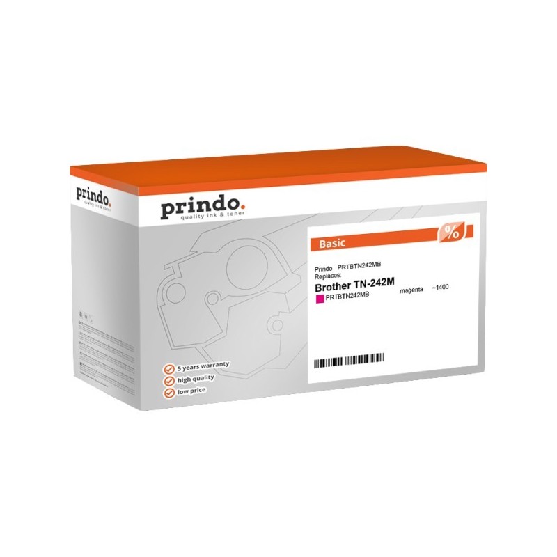 ORIGINAL Prindo toner magenta PRTBTN242MB Basic ~1400 Seiten