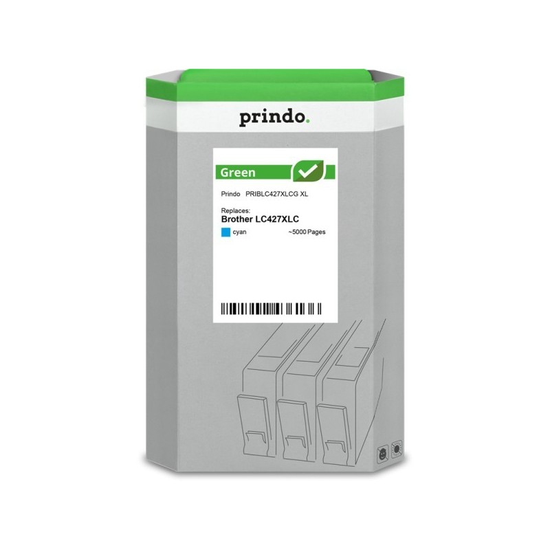 ORIGINAL Prindo Cartuccia d'inchiostro ciano PRIBLC427XLCG Green XL ~5000 Seiten