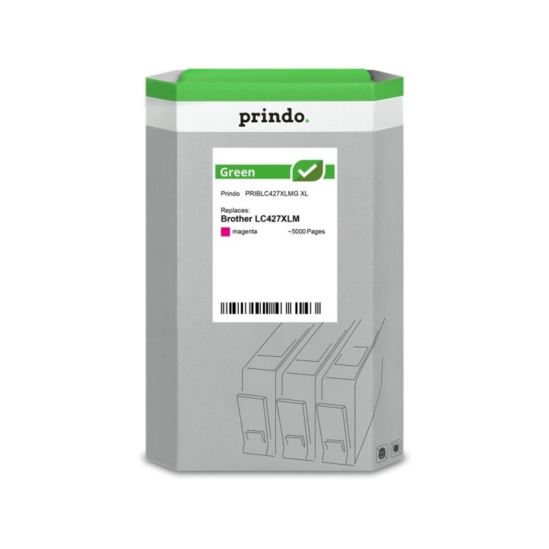 ORIGINAL Prindo Cartuccia d'inchiostro magenta PRIBLC427XLMG Green XL ~5000 Seiten