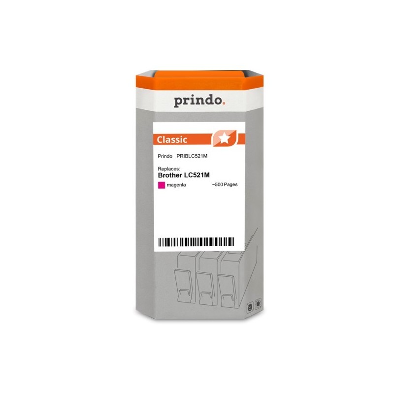 ORIGINAL Prindo Cartuccia d'inchiostro magenta PRIBLC521M Classic ~500 Seiten
