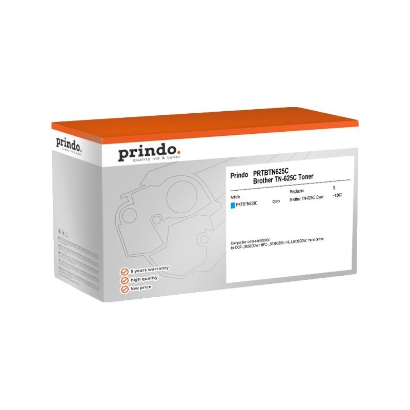 ORIGINAL Prindo toner ciano PRTBTN625C Classic ~1800 Seiten