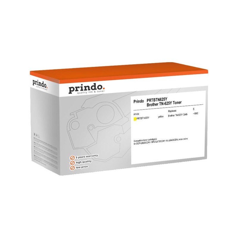 ORIGINAL Prindo toner giallo PRTBTN625Y Classic ~1800 Seiten