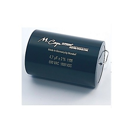 Mundorf MCAP SUPREME Silver/Gold/Oil 0,1uF 1000V