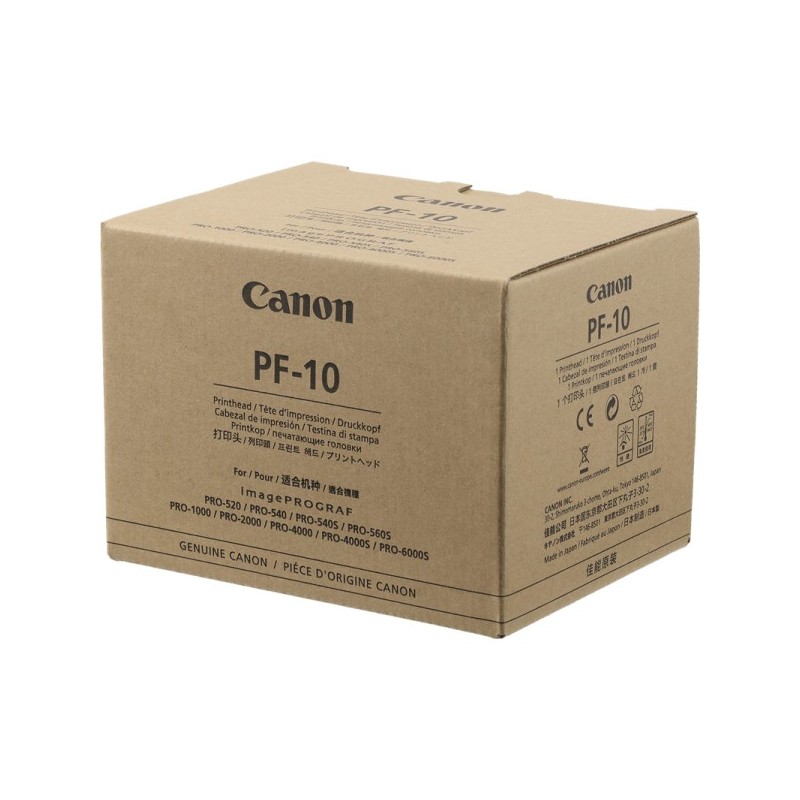 ORIGINAL Canon PF-10 Testina per stampa nero / ciano / magenta / giallo (0861C001)