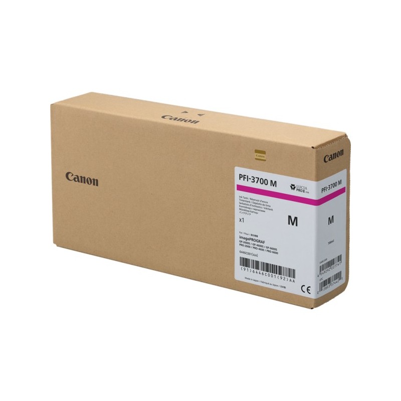 ORIGINAL Canon PFI-3700m magenta Cartuccia d\'inchiostro 6446C001