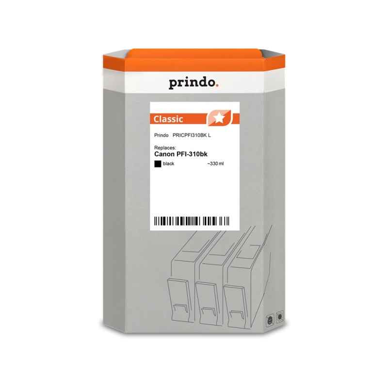 Prindo Classic L nero Cartuccia d'inchiostro PRICPFI310BK
