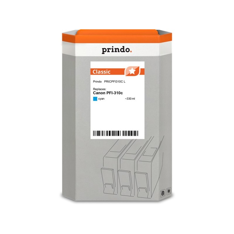 Prindo Classic L ciano Cartuccia d'inchiostro PRICPFI310C