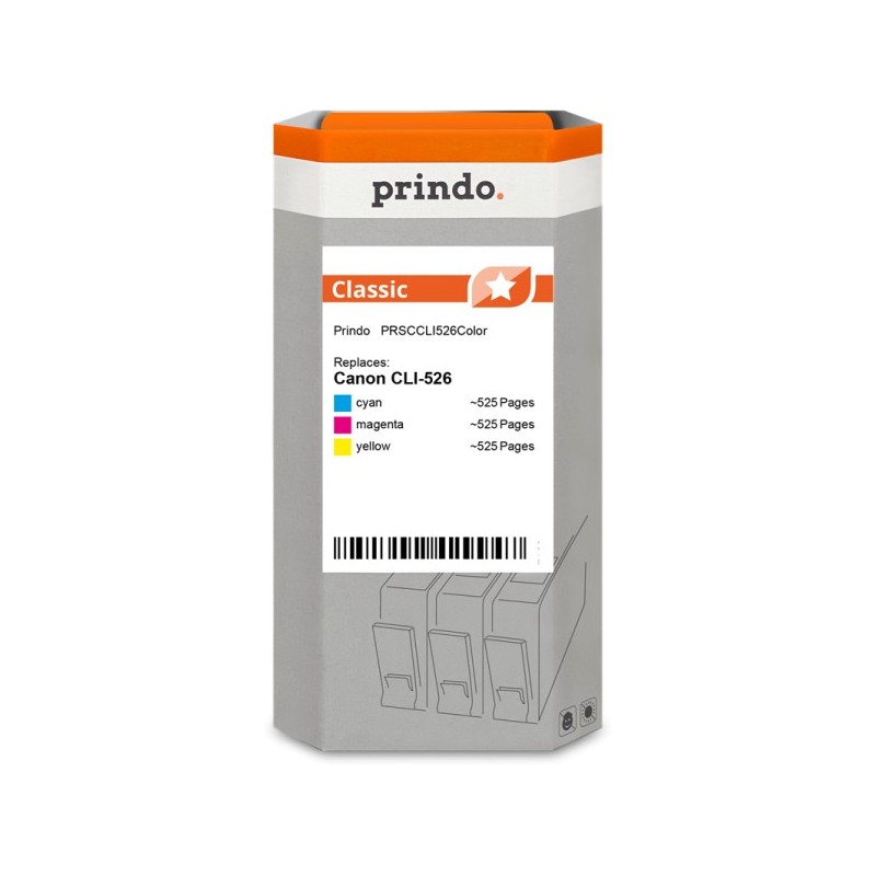 Prindo Classic Multipack ciano / magenta / giallo (PRSCCLI526Color)