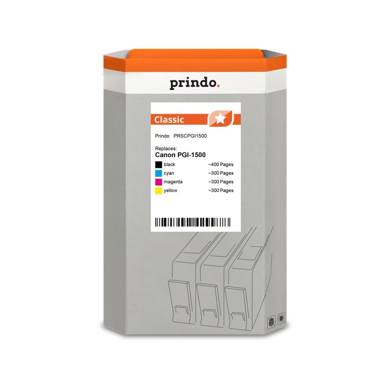 Prindo Classic Multipack nero / ciano / magenta / giallo (PRSCPGI1500)