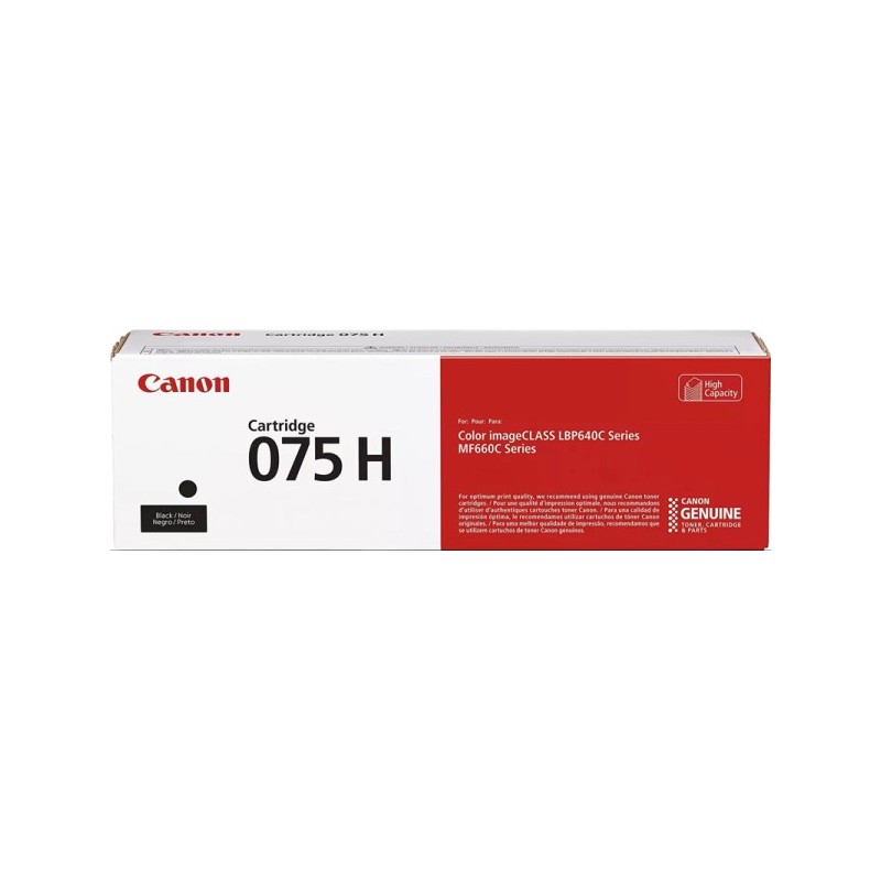 ORIGINAL Canon 075 hbk nero toner