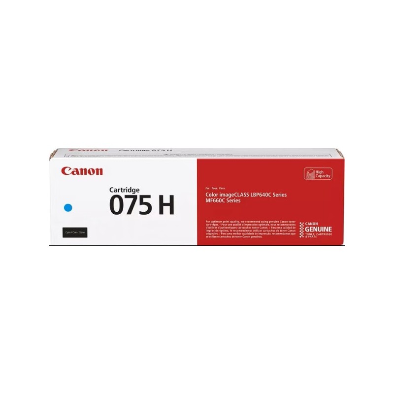 ORIGINAL Canon 075 hc ciano toner