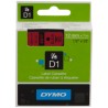 ORIGINAL DYMO Nastro Nero su rosso (S0720570)
