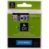 ORIGINAL DYMO Nastro Nero su trasparente (S0720820)