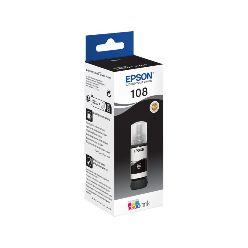 ORIGINAL Epson 108 nero Cartuccia d'inchiostro C13T09C14A