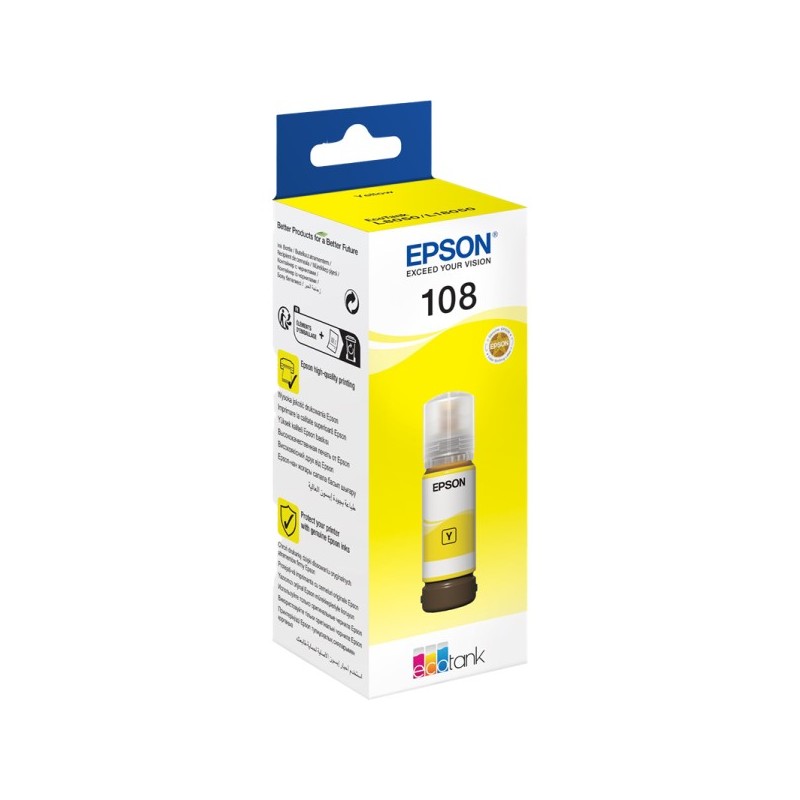 ORIGINAL Epson 108 giallo Cartuccia d'inchiostro C13T09C44A