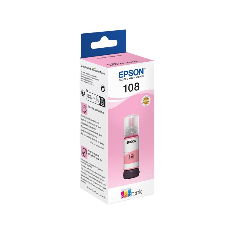 ORIGINAL Epson 108 light magenta Cartuccia d'inchiostro C13T09C64A