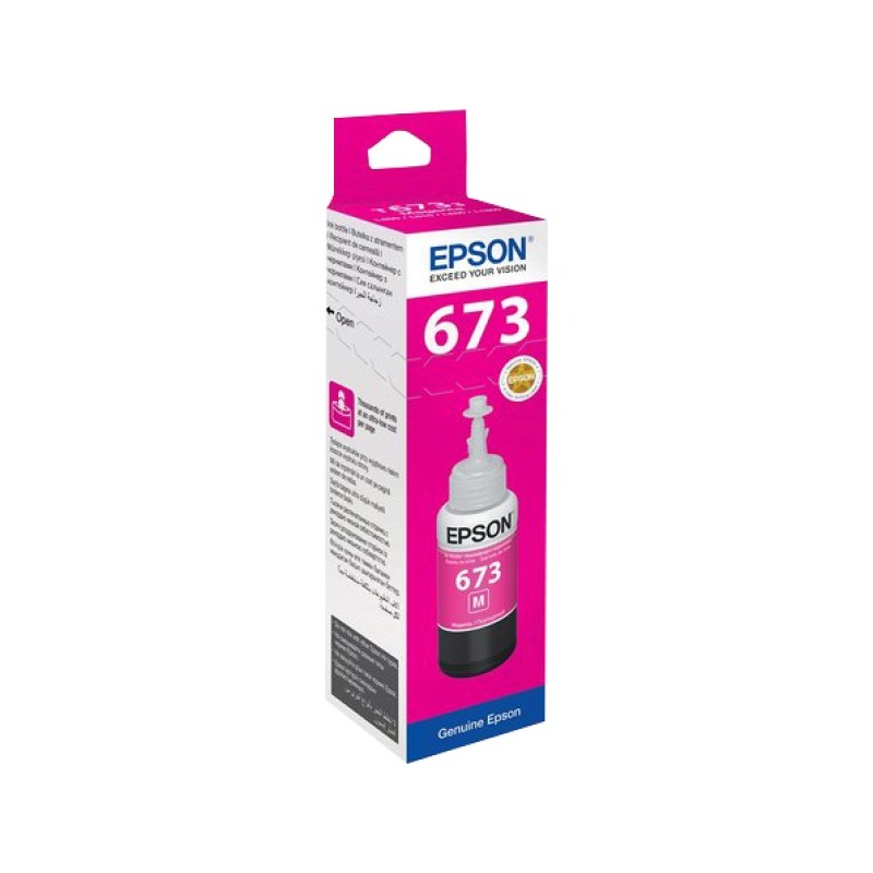 ORIGINAL Epson 673 magenta Cartuccia d'inchiostro C13T67334A
