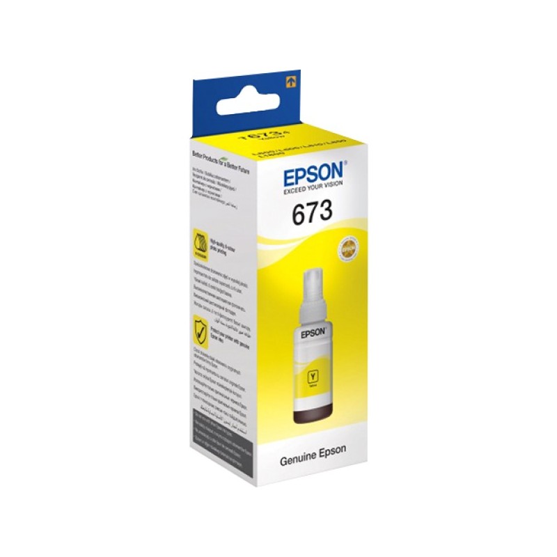 ORIGINAL Epson 673 giallo Cartuccia d'inchiostro C13T67344A