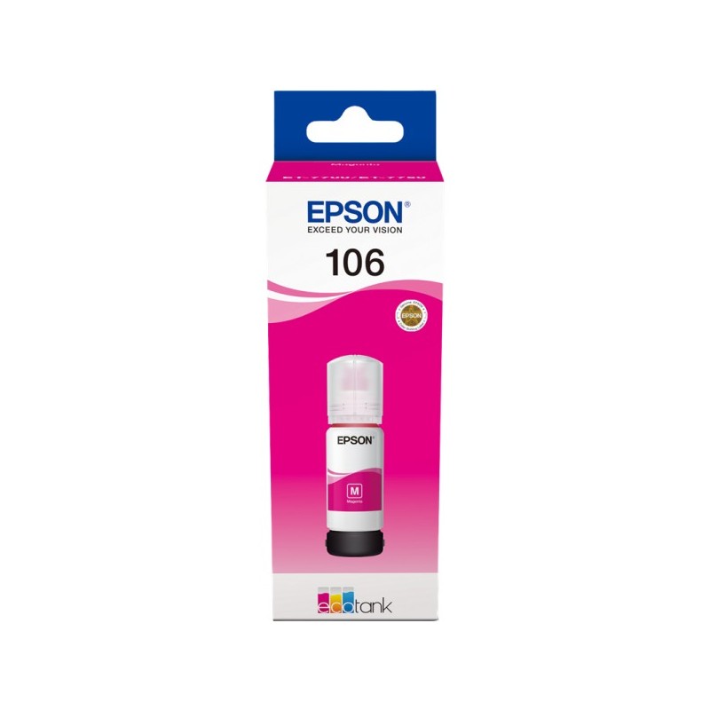 ORIGINAL Epson 106 magenta Cartuccia d'inchiostro C13T00R340