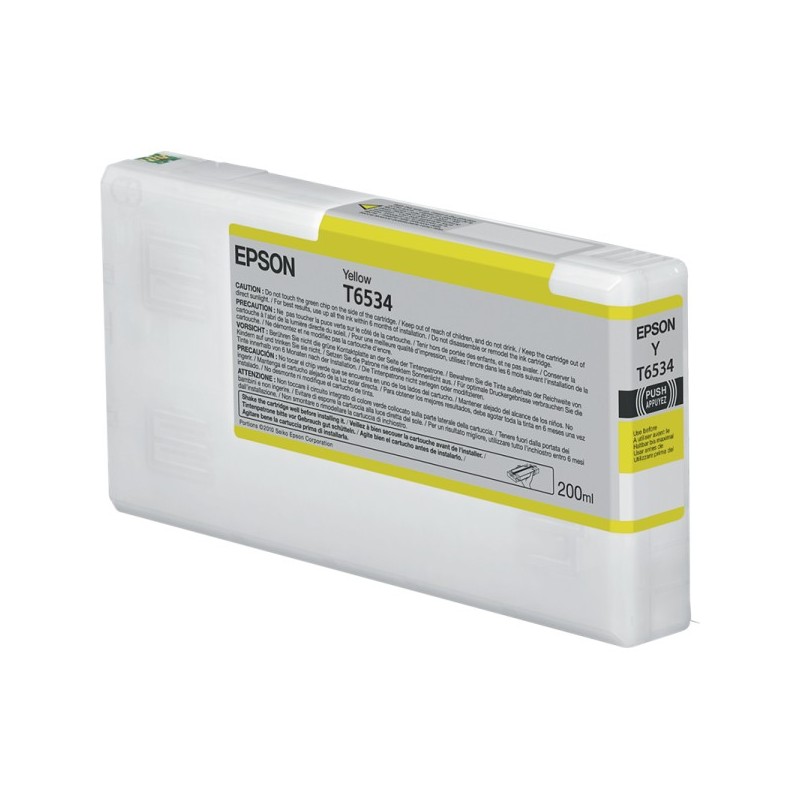 ORIGINAL Epson T6534 giallo Cartuccia d'inchiostro C13T653400