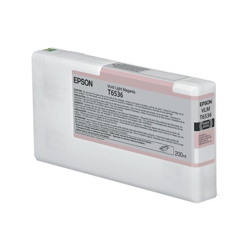 ORIGINAL Epson T6536 magenta (chiaro) Cartuccia d'inchiostro C13T653600