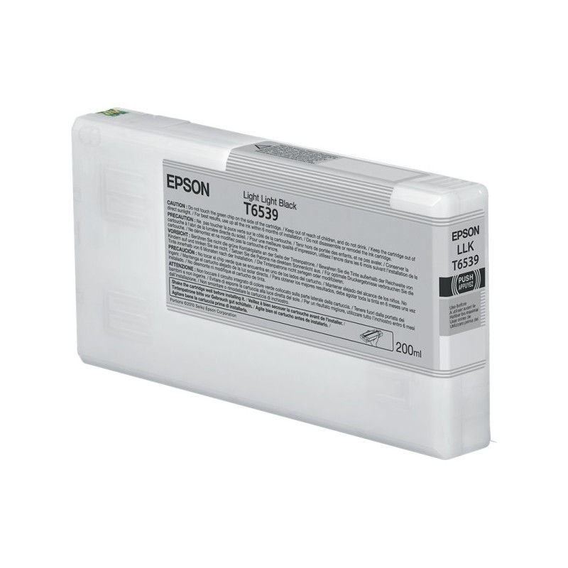 ORIGINAL Epson T6539 lightlightblack Cartuccia d'inchiostro C13T653900