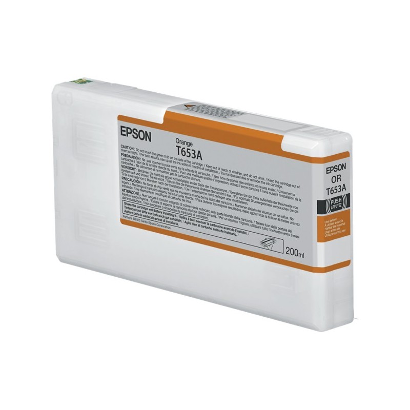 ORIGINAL Epson T653A Arancione Cartuccia d'inchiostro C13T653A00