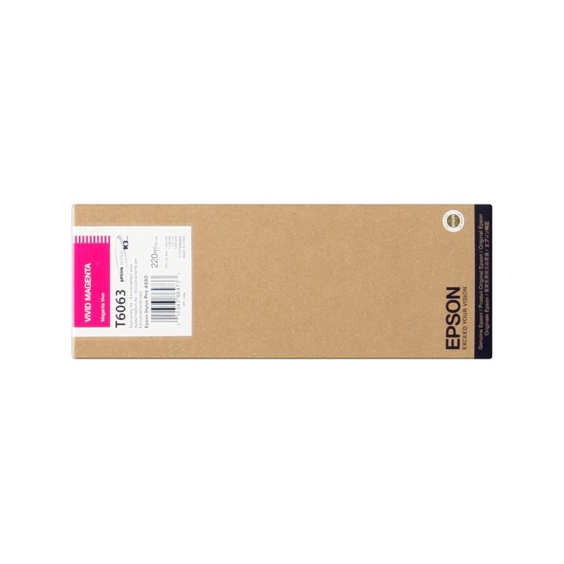 ORIGINAL Epson T6063 magenta Cartuccia d'inchiostro C13T606300